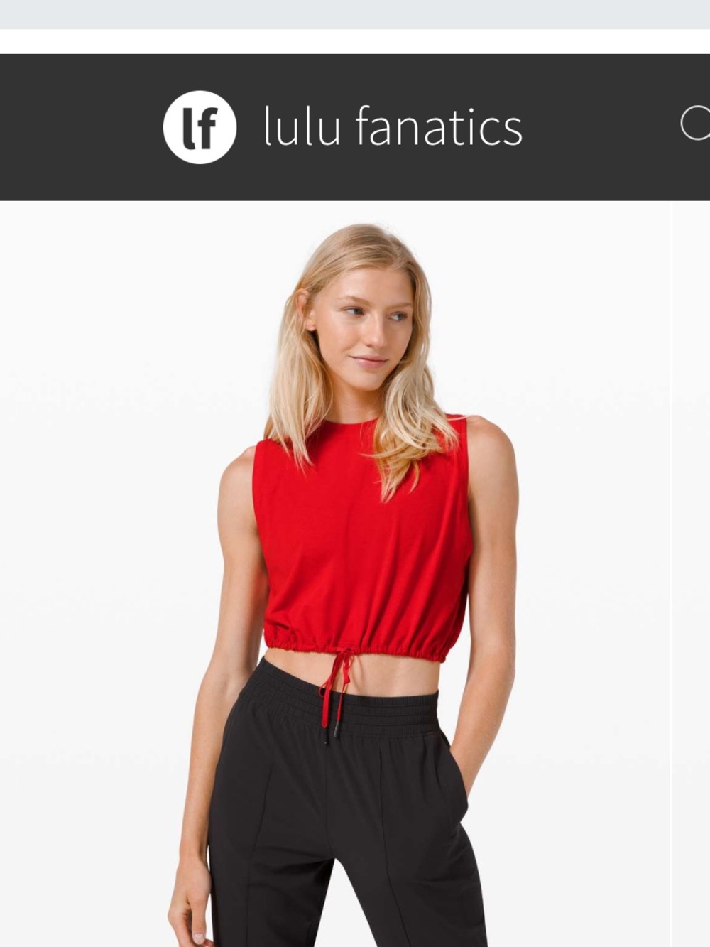 NWT Lululemon Adapt to You Tank Sz 12 Dark Red Waist Length